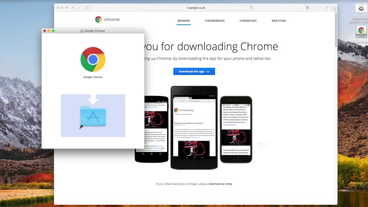 Google chrome mac version